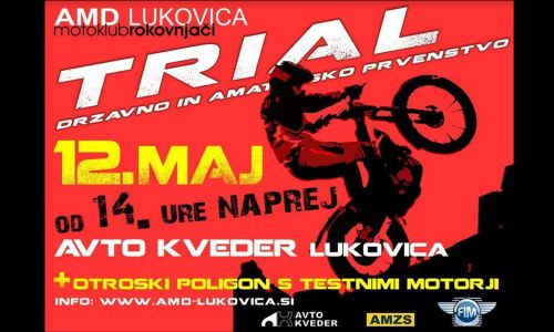V Lukovici bo v soboto prva dirka DP v trialu