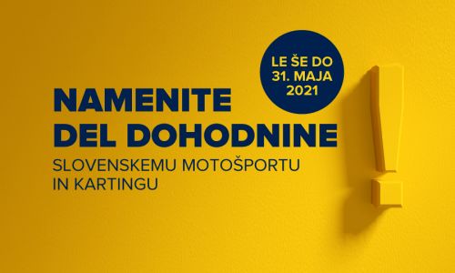 Rok za predložitev zahteve za namenitev dohodnine športu podaljšan