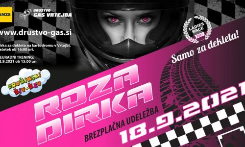 Roza dirka za dekleta v Vrtojbi