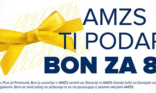 AMZS ti podarja bon za 8 €